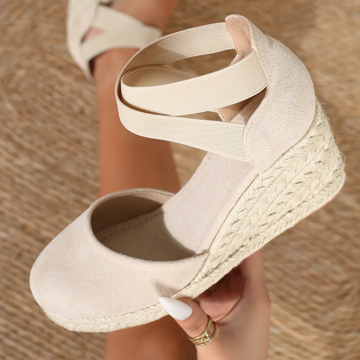 Cover Toe Dames Espadrille San - Wedge Espadrille Women recensie en prijs