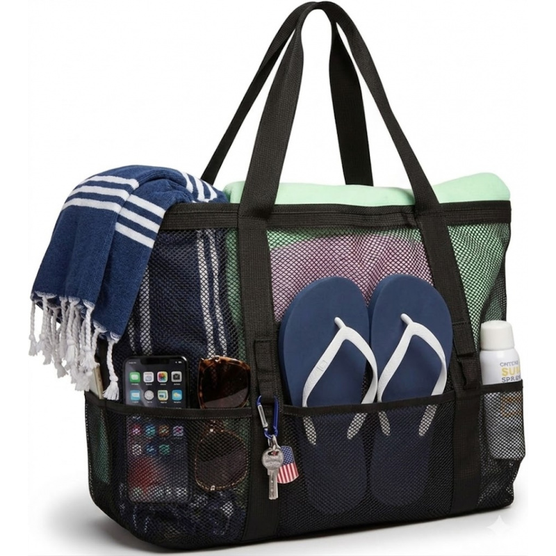 Oversized strandtas van mesh m - Tote Bag Beach recensie en prijs