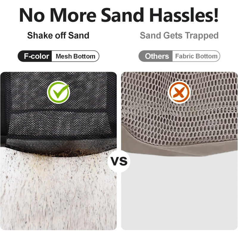 Oversized strandtas van mesh m - Tote Bag Beach recensie en prijs