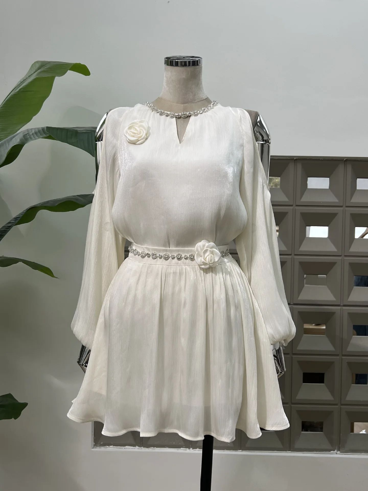 Vrouwen Tweedelige Jurken Off- - Blouse Off Shoulder recensie en prijs
